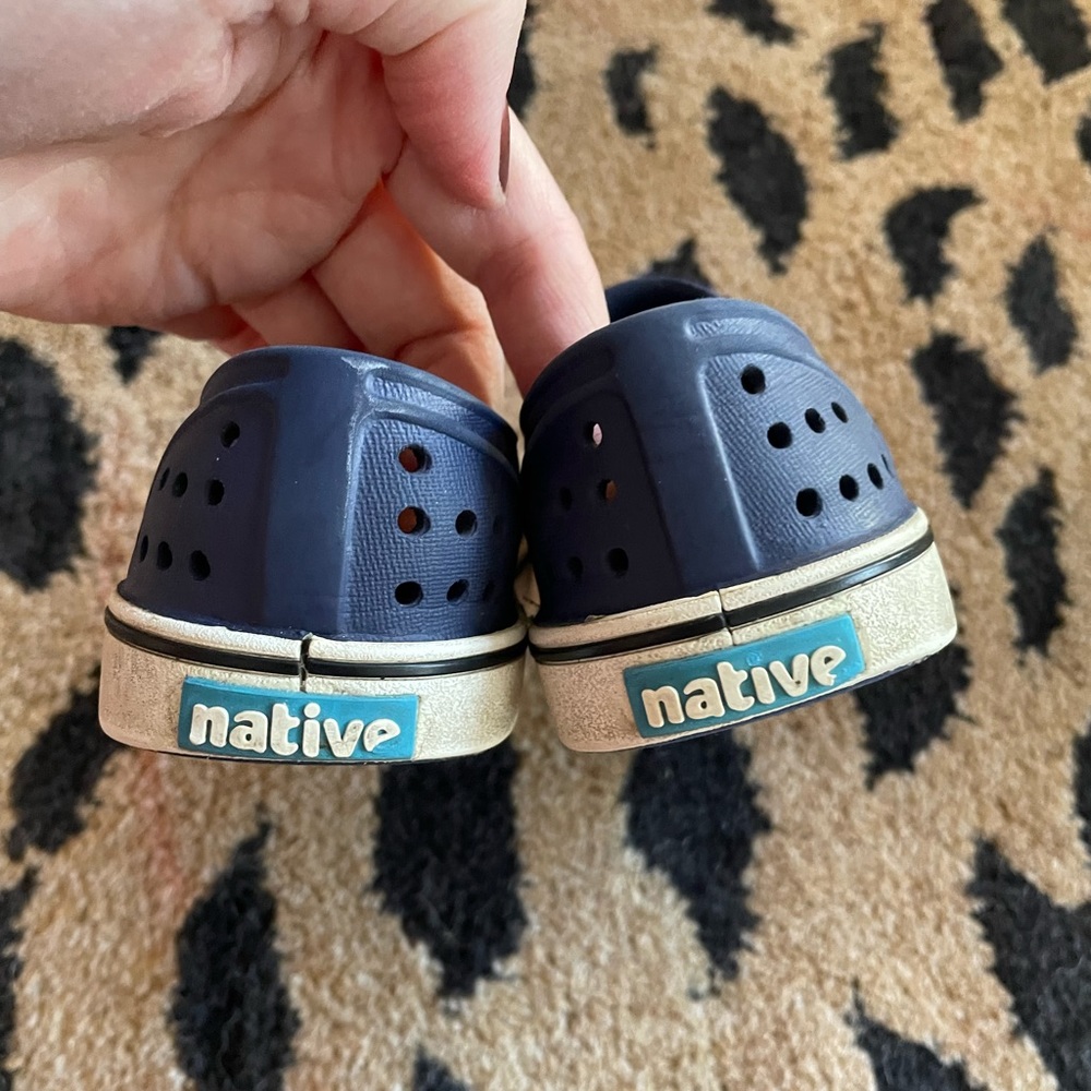 Native toddler summer shoes 11 toddler navy